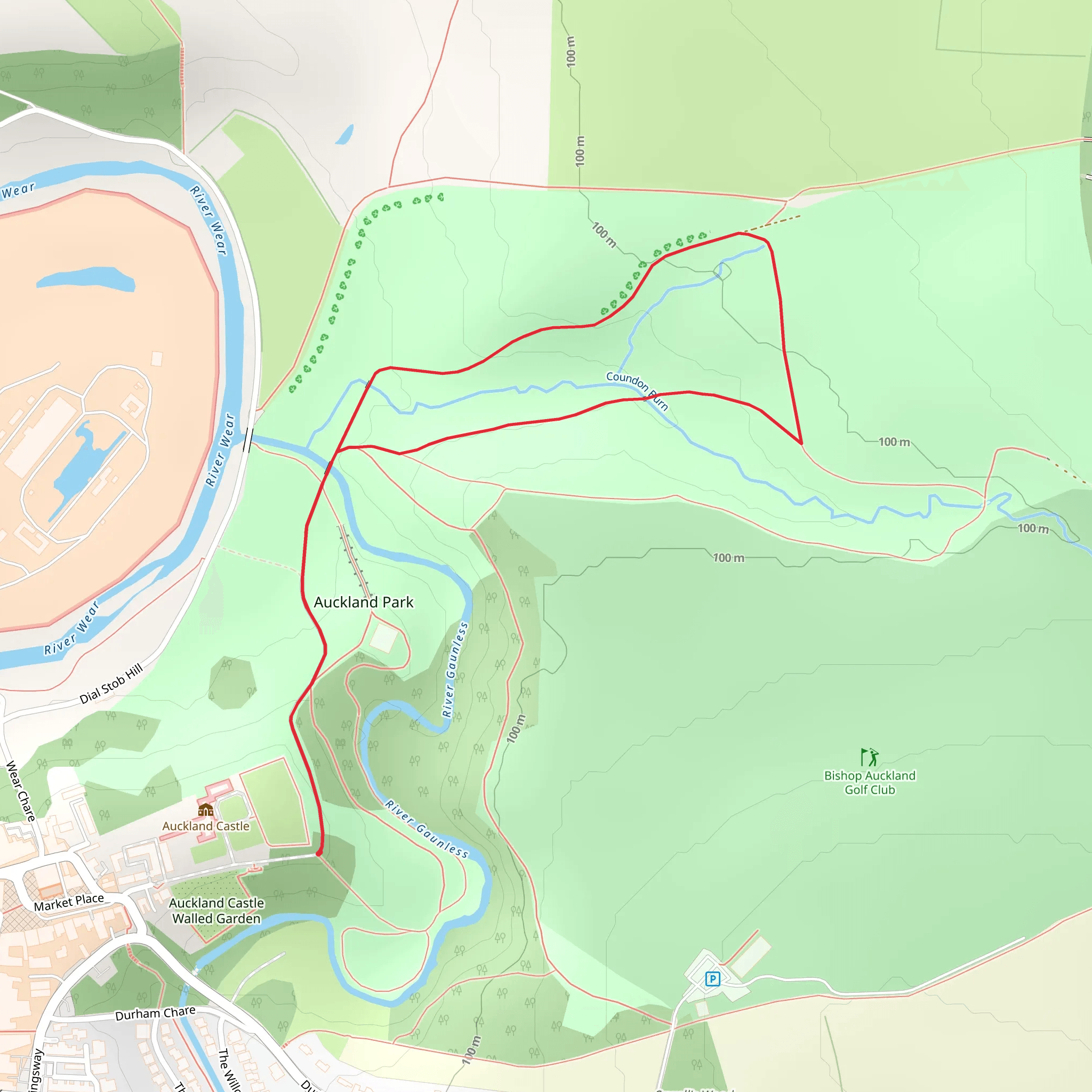 High Park Loop mobile static map