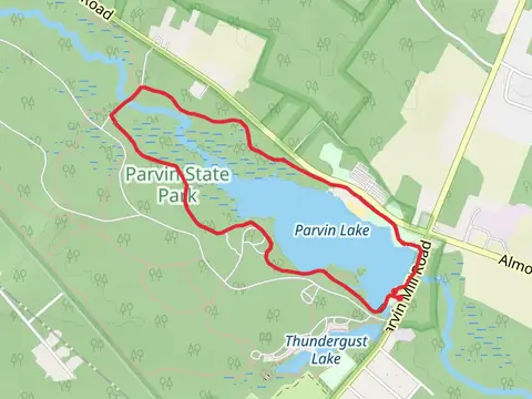 Parvin Lake Green Loop Trail