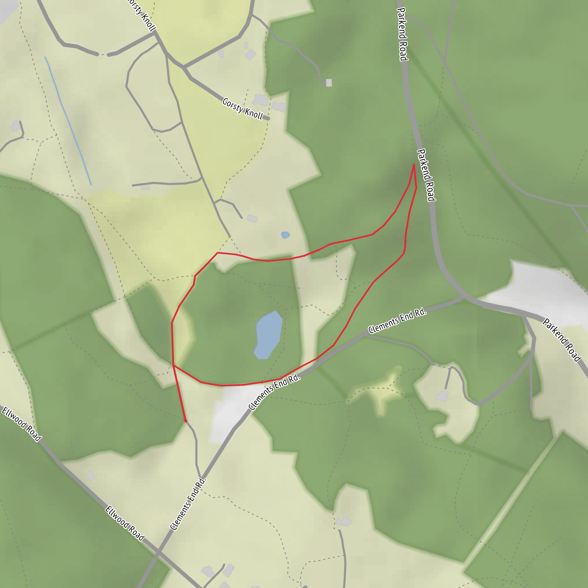 Dark Hill Loop mobile static map