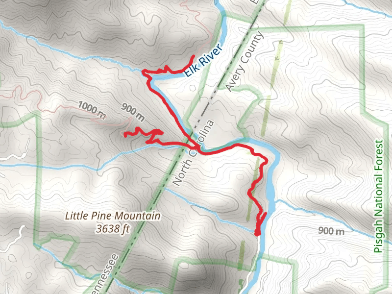 Elk River and Falls - Appalachian Trail