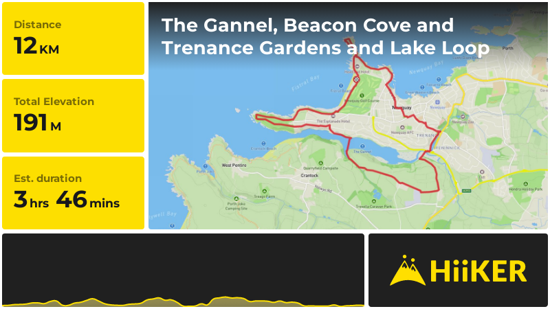 The Gannel, Beacon Cove and Trenance Gardens and Lake Loop | Cornwall