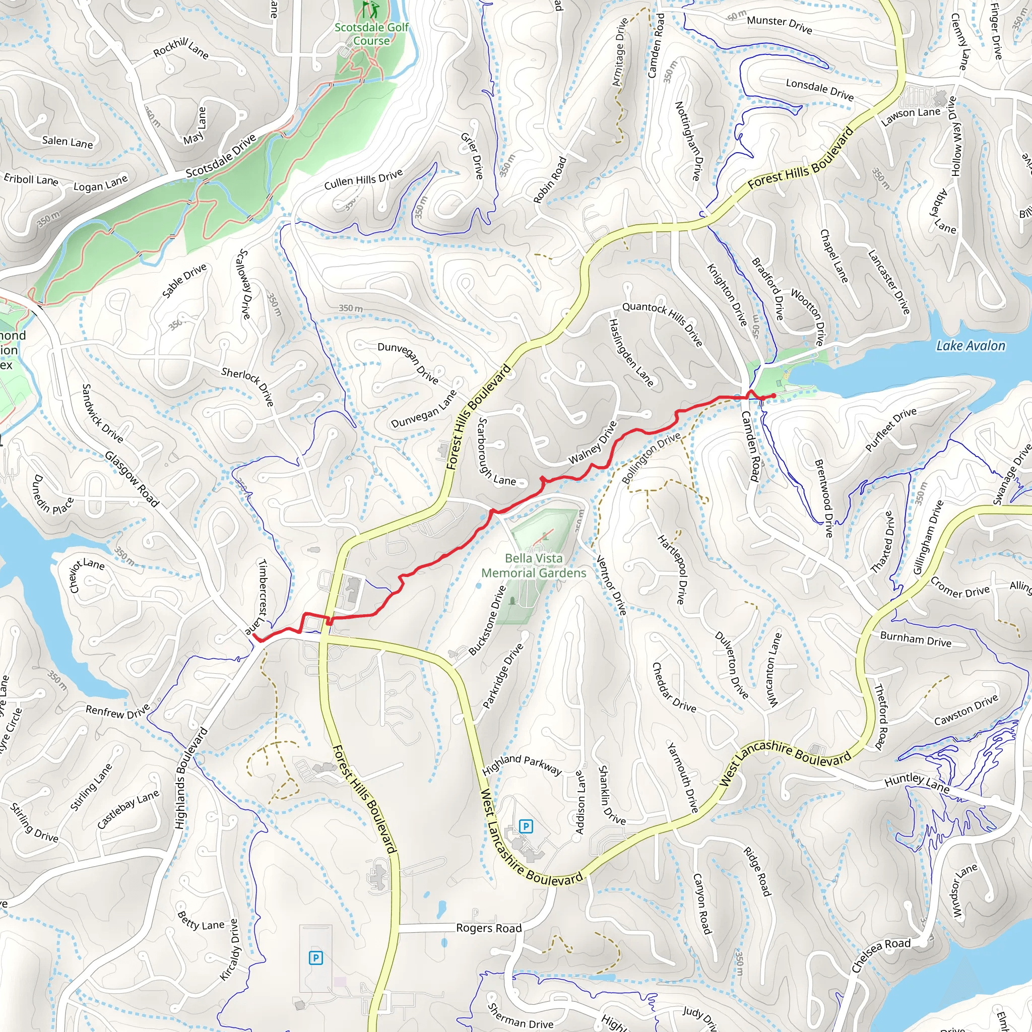 Lago Vista - West mobile static map