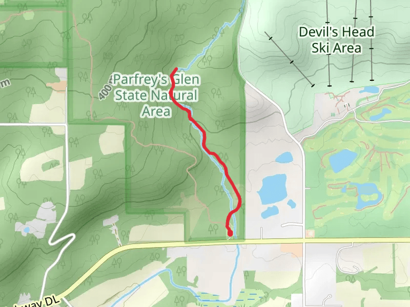 Parfrey's Glen Creek Trail