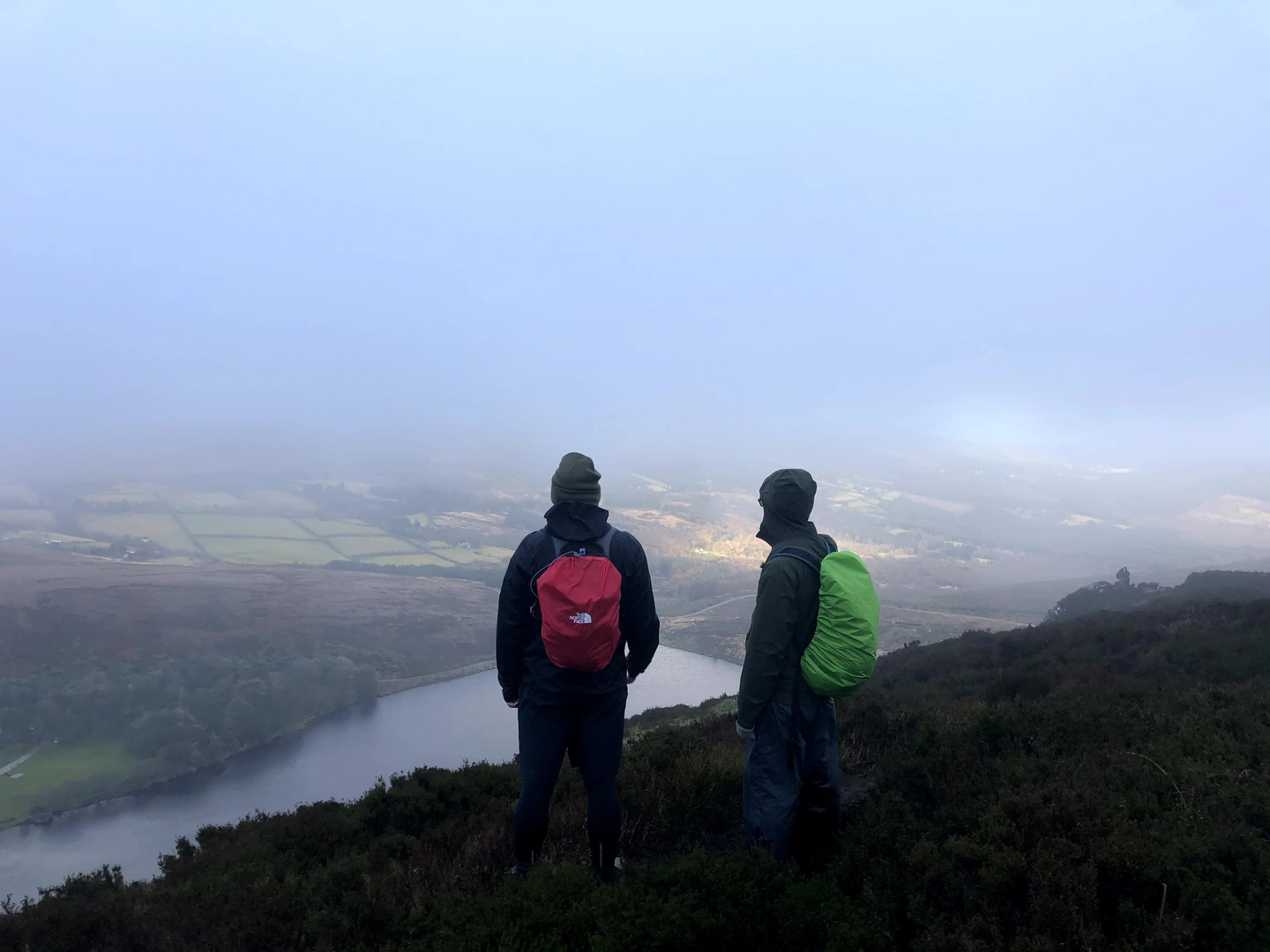 An image depicting the trail Lough Bray Loop and its surrounding area.