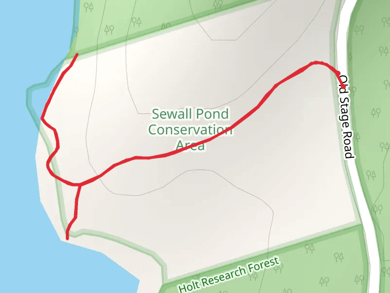 Sewell Pond from Old Stage Road