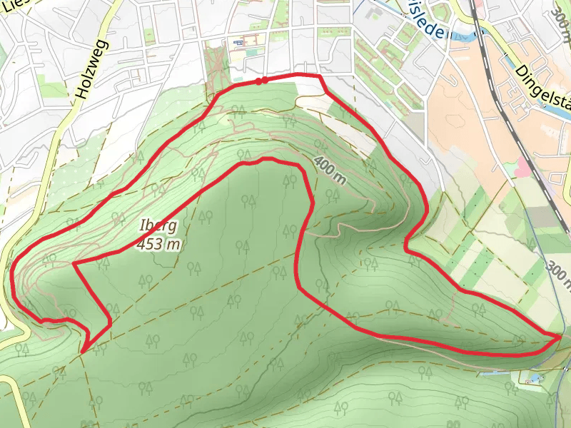 Iberg via Iberg Rundwanderweg and Herkulesweg