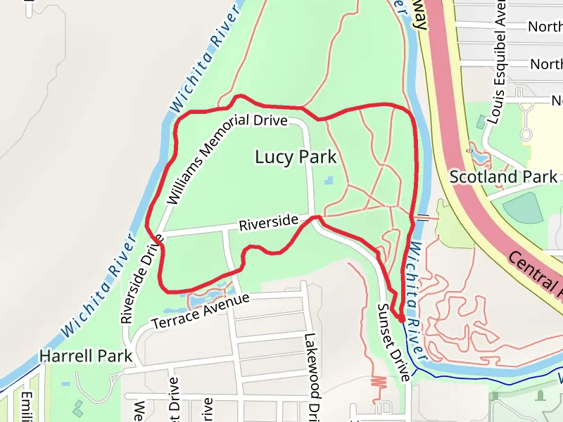 Lucy Park and Wichita River Circle Trail