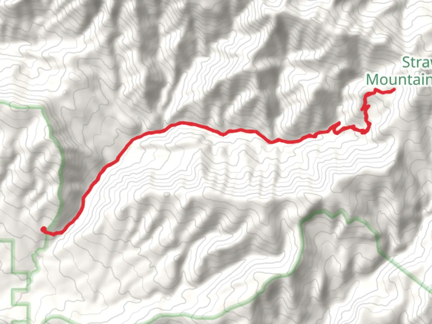 An image depicting the trail East Fork Canyon Creek Trail and its surrounding area.