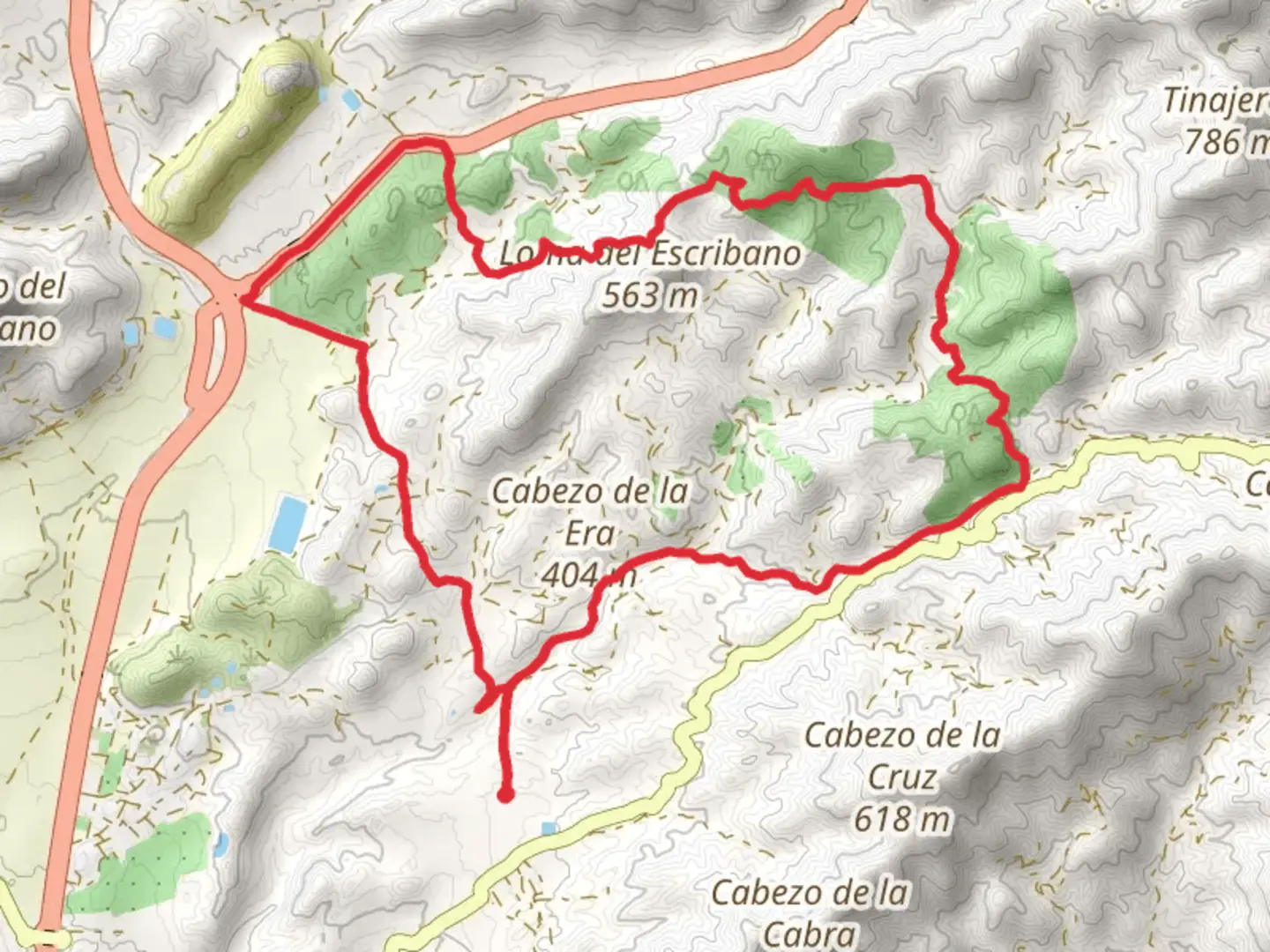 An image depicting the trail Baladre de Águilas Trail PR MU 112 and its surrounding area.