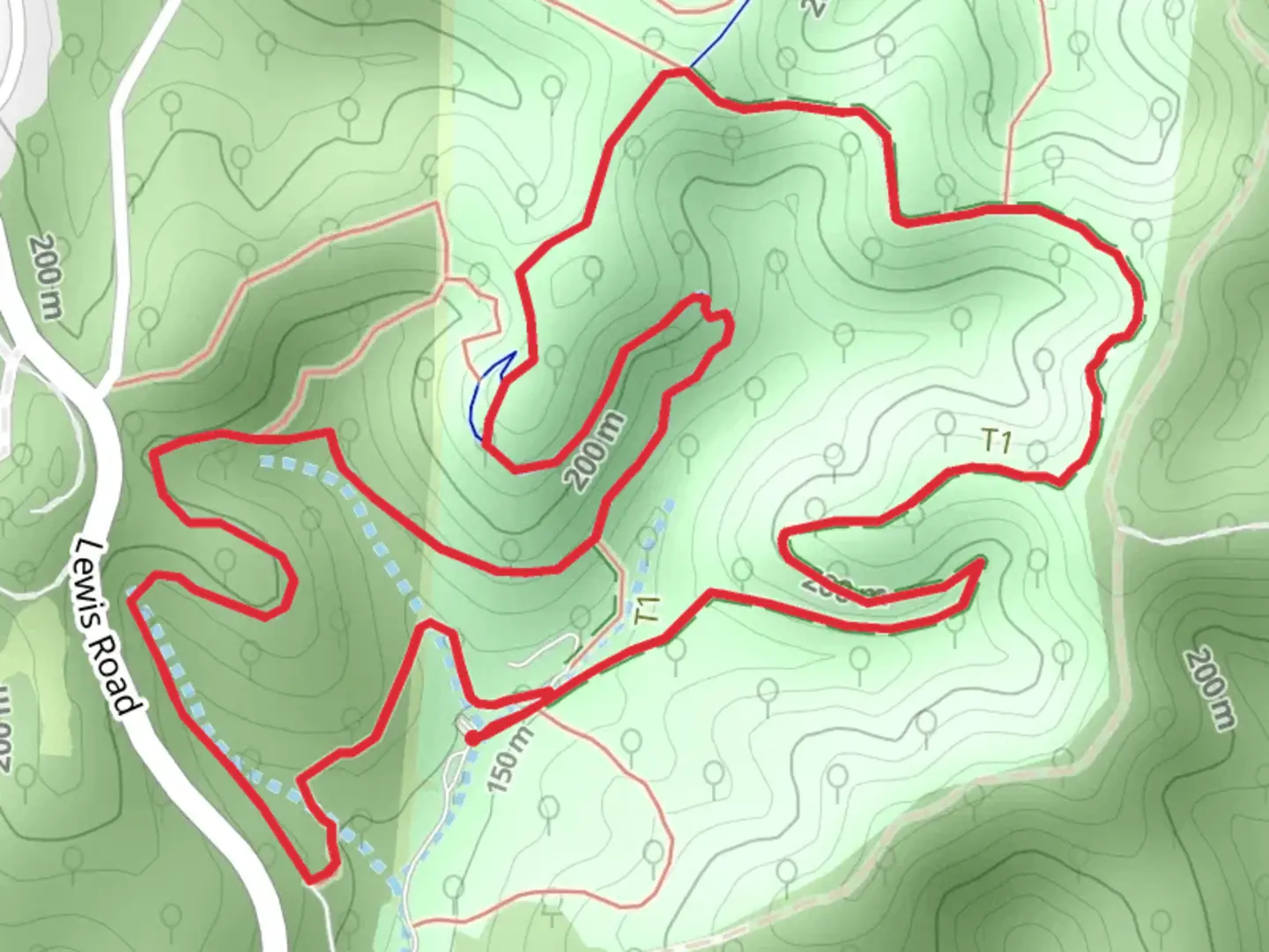 An image depicting the trail Chubb and Flint Quarry Loop Trail and its surrounding area.