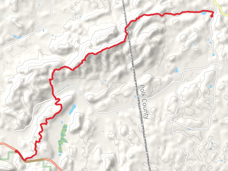 Pinhoti Trail from Davis Mountain