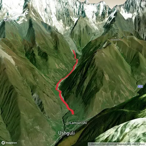 Hike from Ushguli to Shkhara Glacier