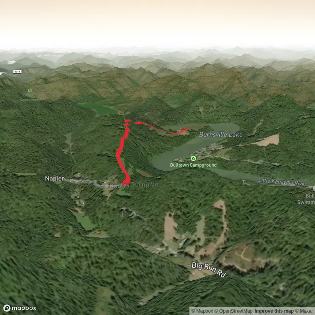 An image depicting the trail Indian Ridge Trail and its surrounding area.