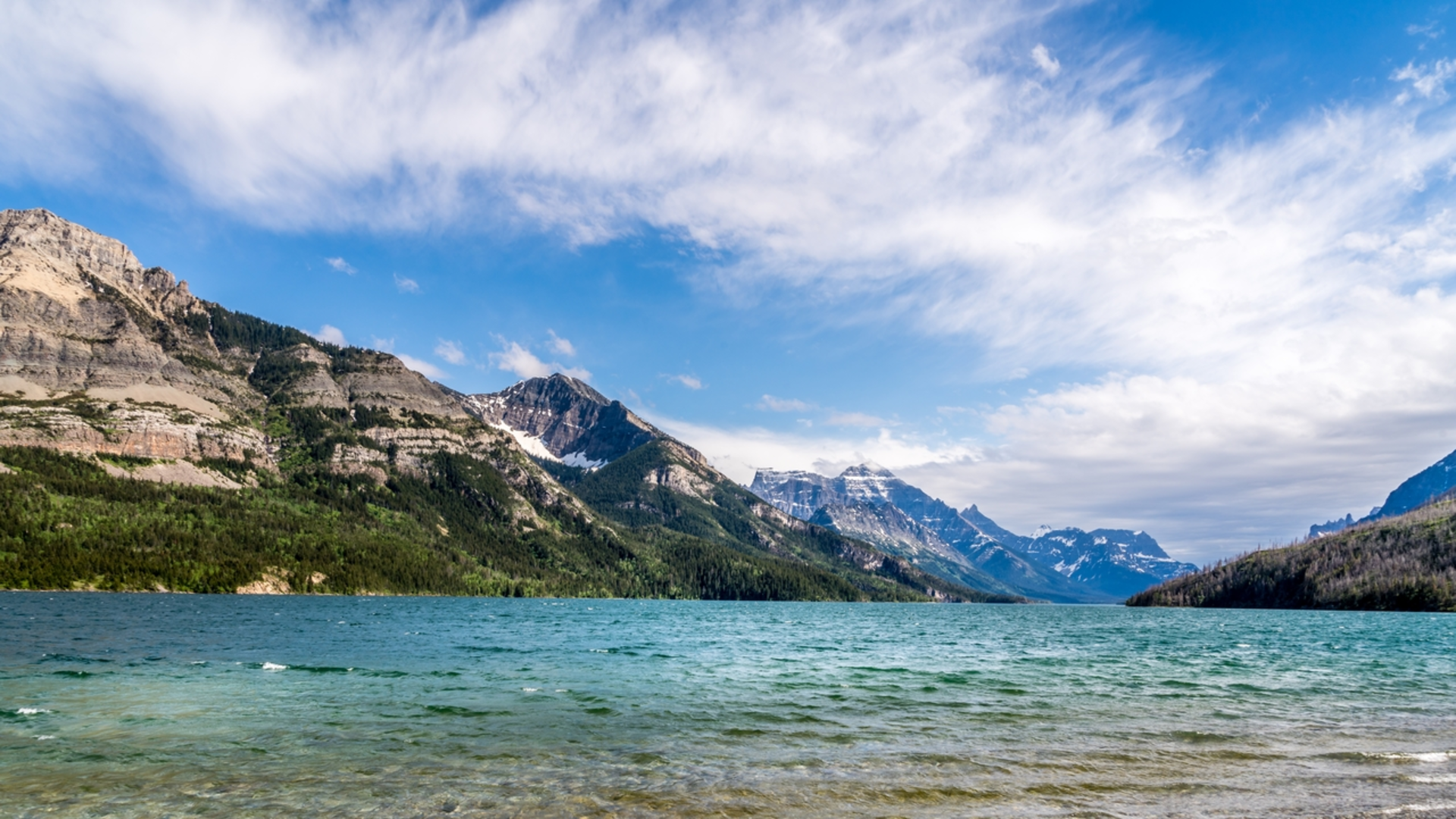 An image depicting the trail Waterton Lake Trail and its surrounding area.