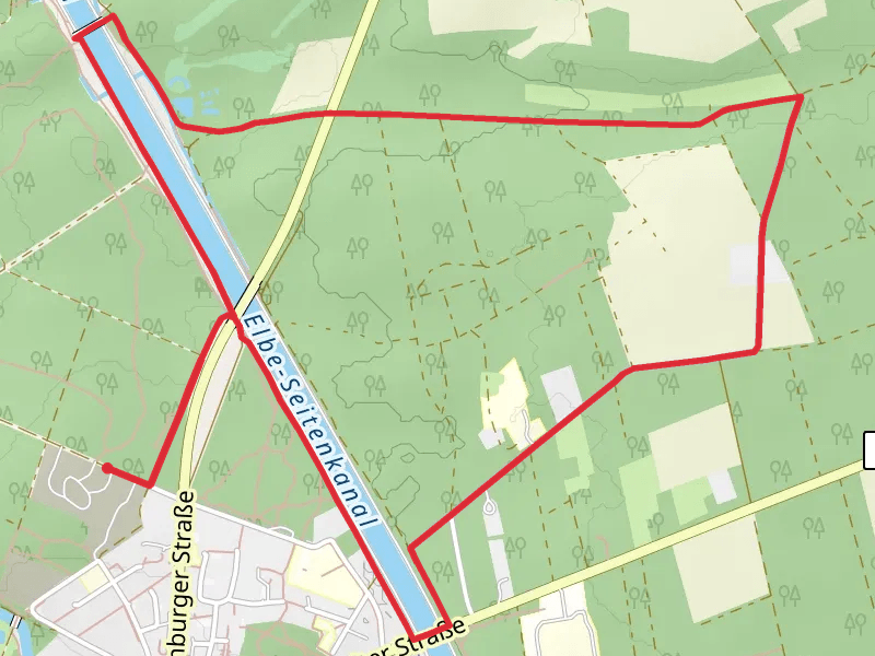 Elbe Seiten Kanal via Stecker Nr 6