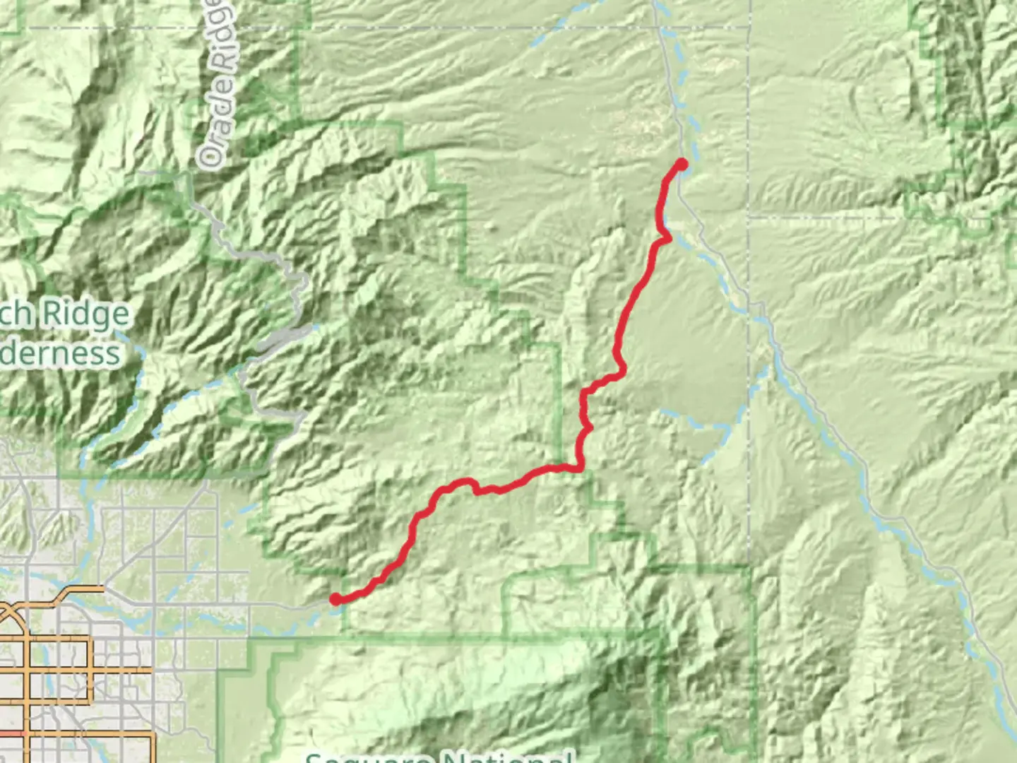 An image depicting the trail Redington Road Point to Point and its surrounding area.