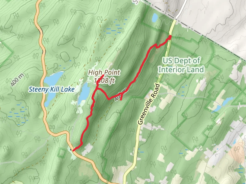Kittatinny Mountain and Lake Marcia via Appalachian Trail