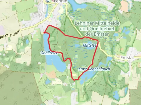 Gohlitzsee Loop via Willibald Alexis Wanderweg
