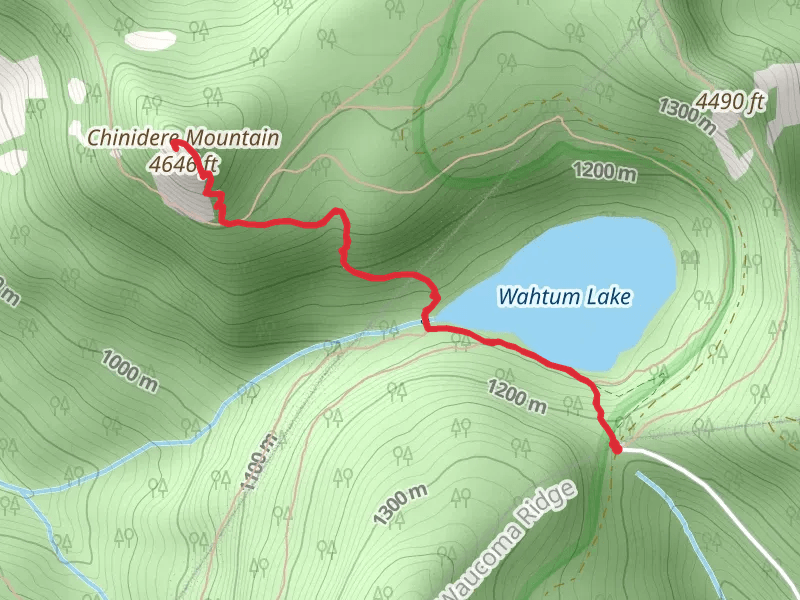 Chinidere Mountain Trail Via Pacific Crest National Scenic Trail