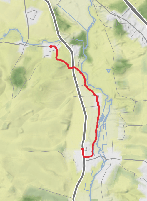 Monday Wessex walking group Nunton to Downton mobile static map