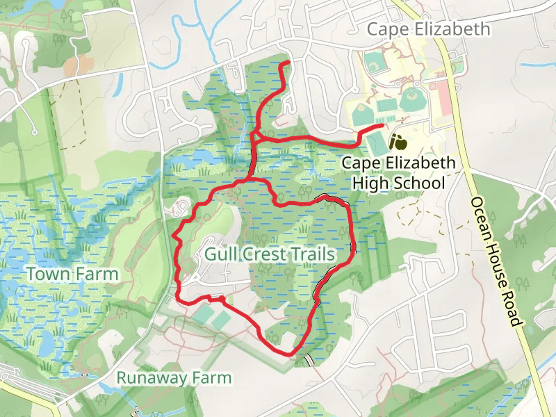 Spurwink River and Gull Crest Fields Loop