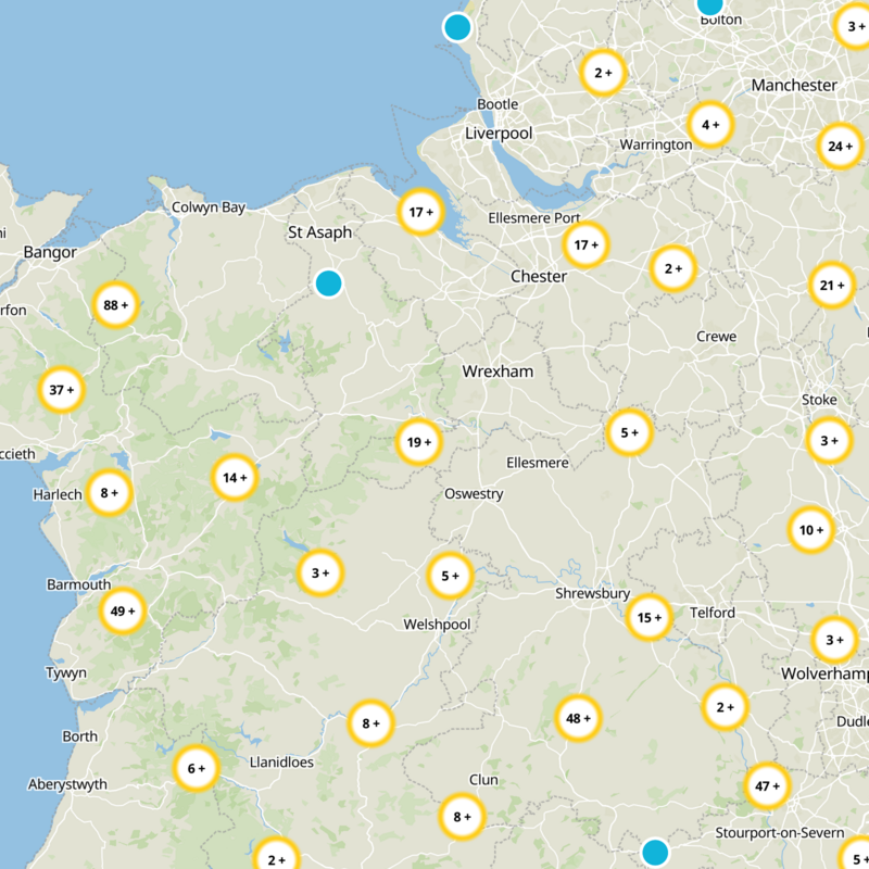 Wrexham Static Map