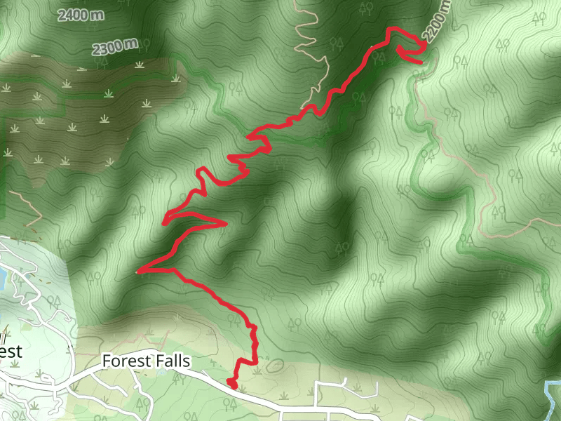 Falls Creek Trail via Momyer Creek Trail