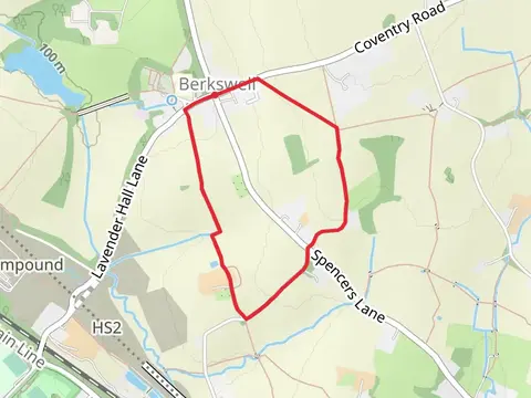 Berkswell Loop via Lavender Hall Lane
