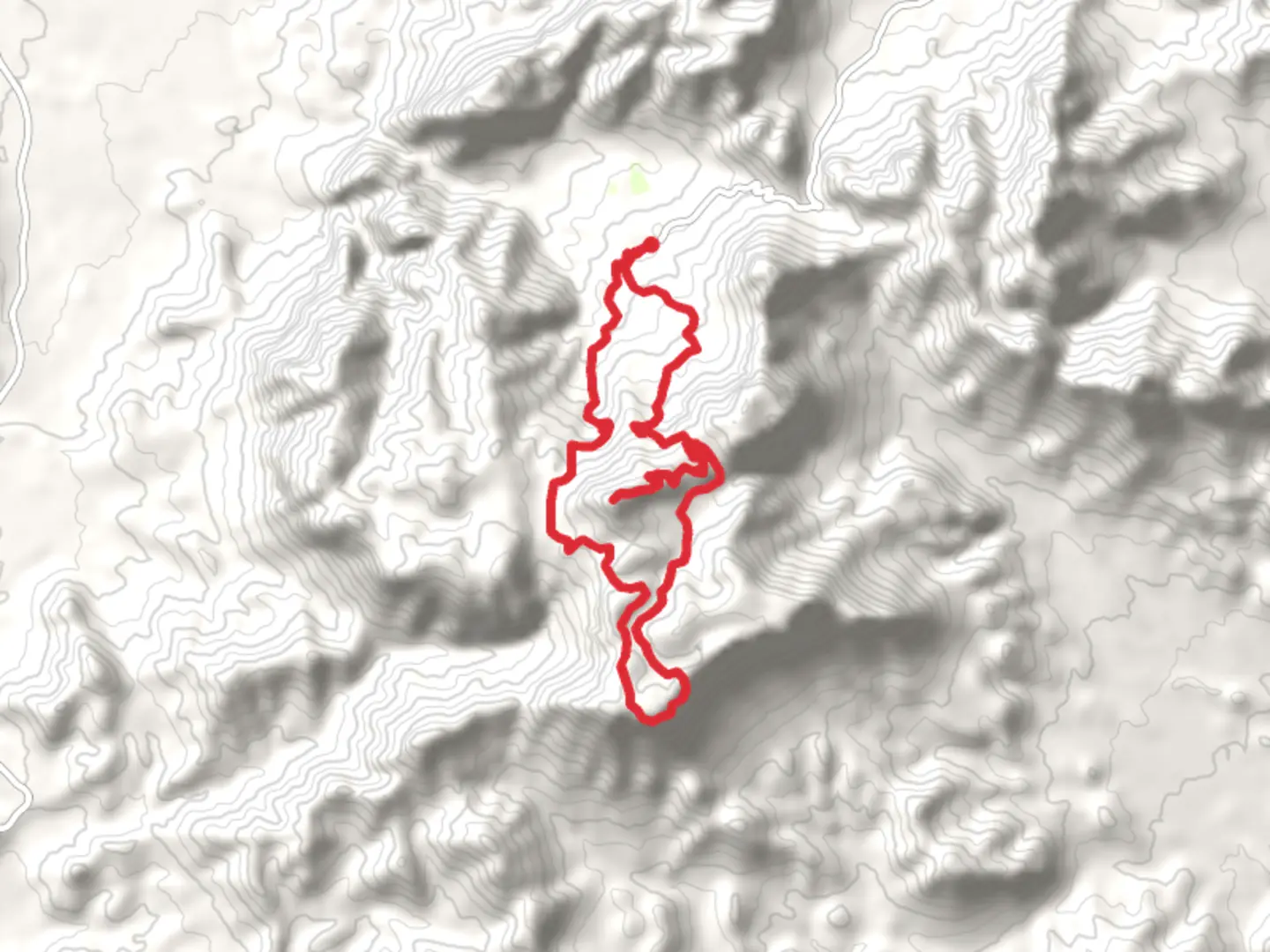 An image depicting the trail Emory Peak Loop via Pinnacles Trail and its surrounding area.