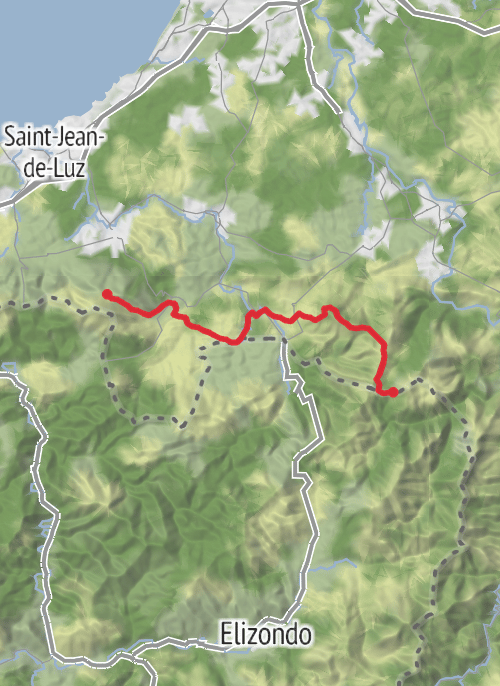 Ascain Wandern mobile static map