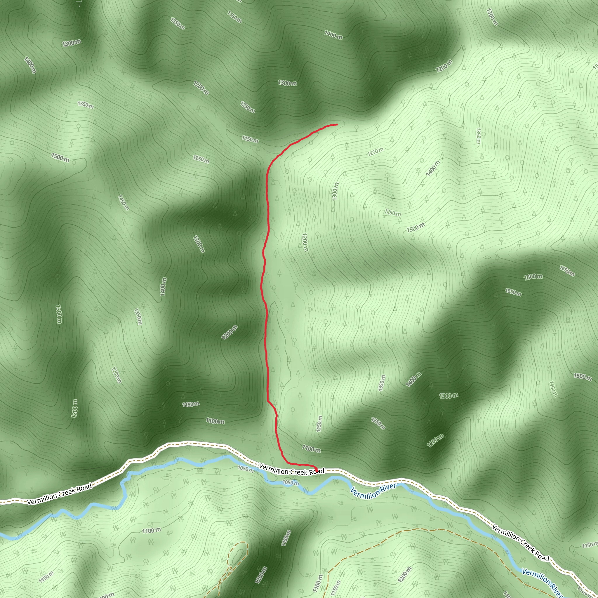 Spring Creek Trail mobile static map