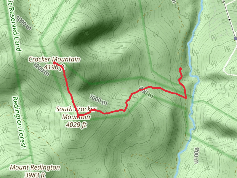 Crocker Mountain and South Crocker Mountain Trail