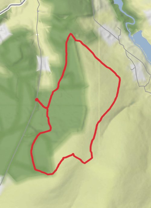 E Hike on County Dublin mobile static map