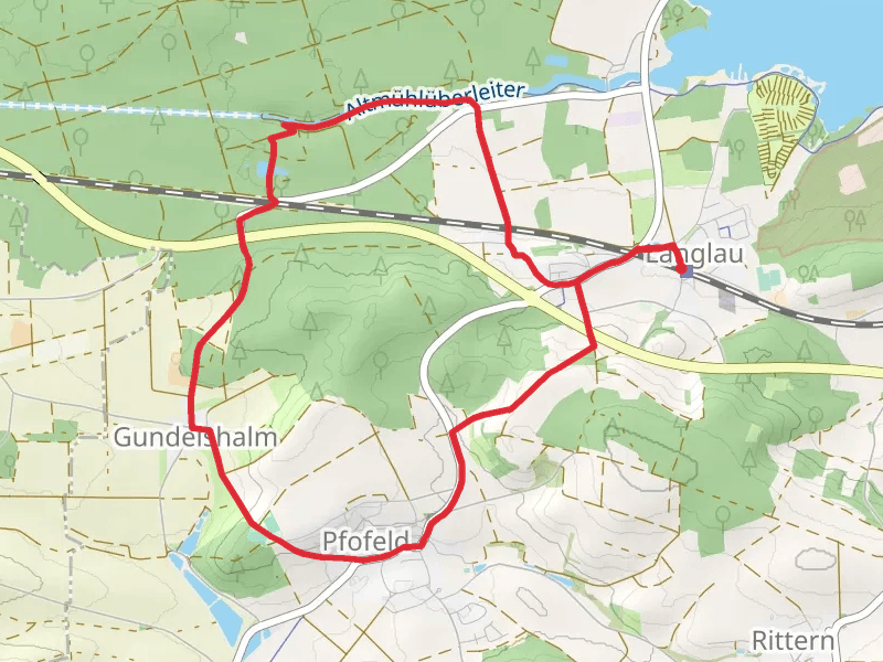 Rehenbühl and Odweiher Loop via Frankisches Seenland