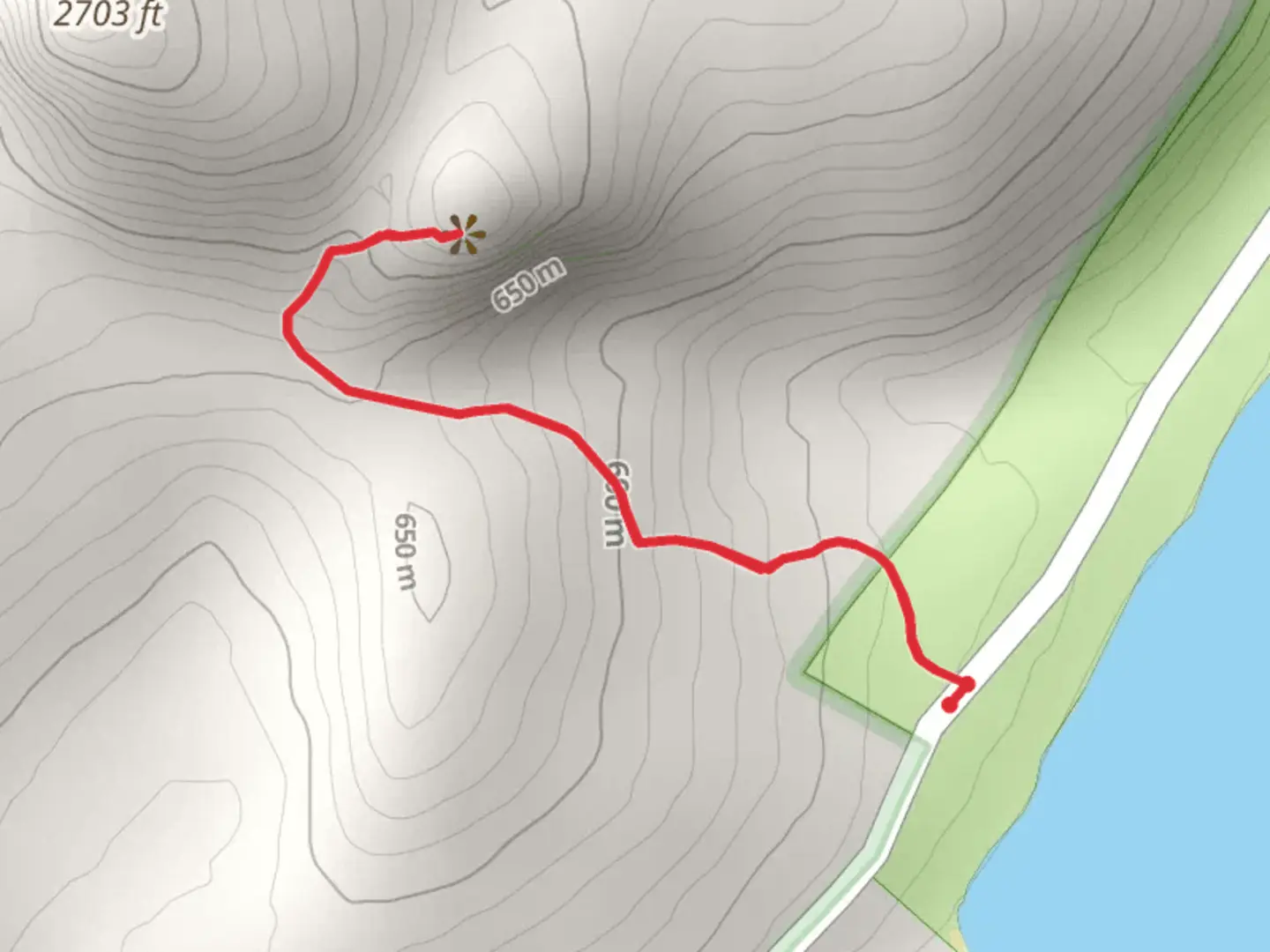 An image depicting the trail Echo Cliff Trail and its surrounding area.