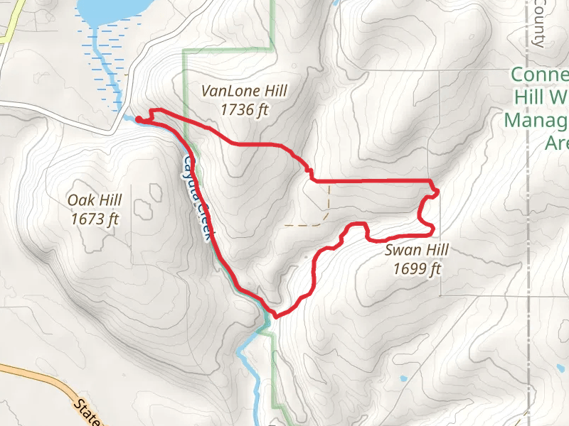 Cayuta Creek and Swan Hill Loop