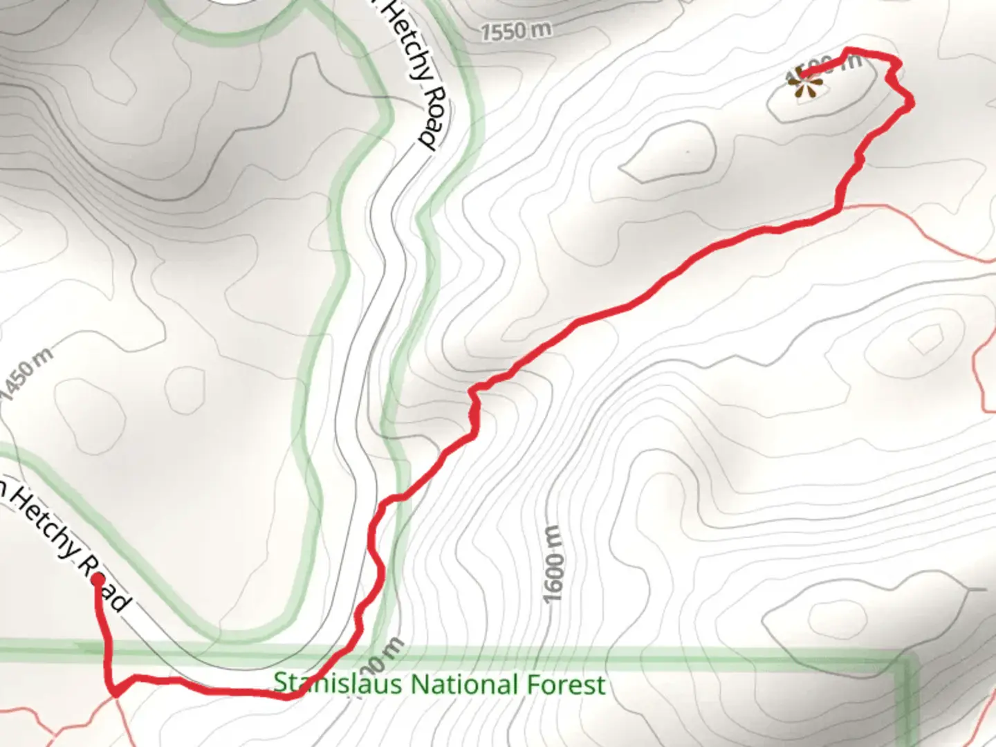 An image depicting the trail Lookout Point Trail and its surrounding area.