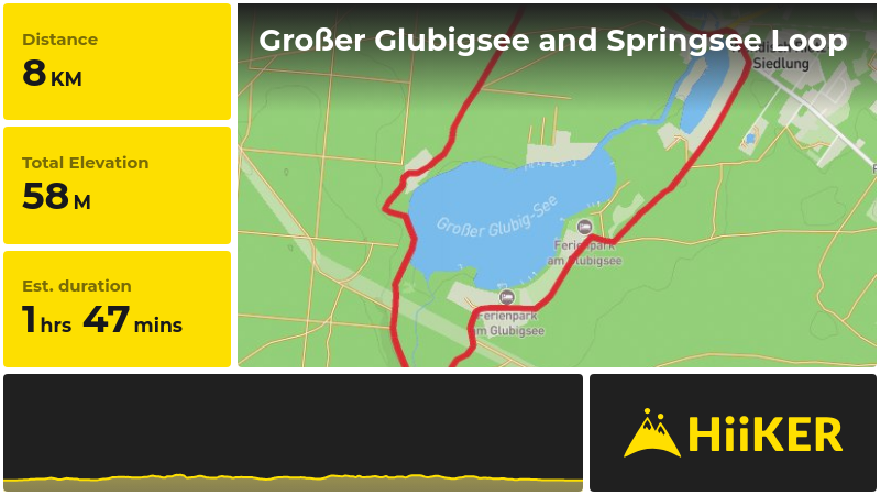 Großer Glubigsee and Springsee Loop | Oder-Spree | Germany
