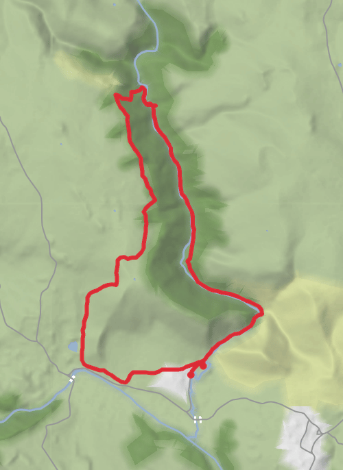 Staffordshire Moorlands Hiking mobile static map
