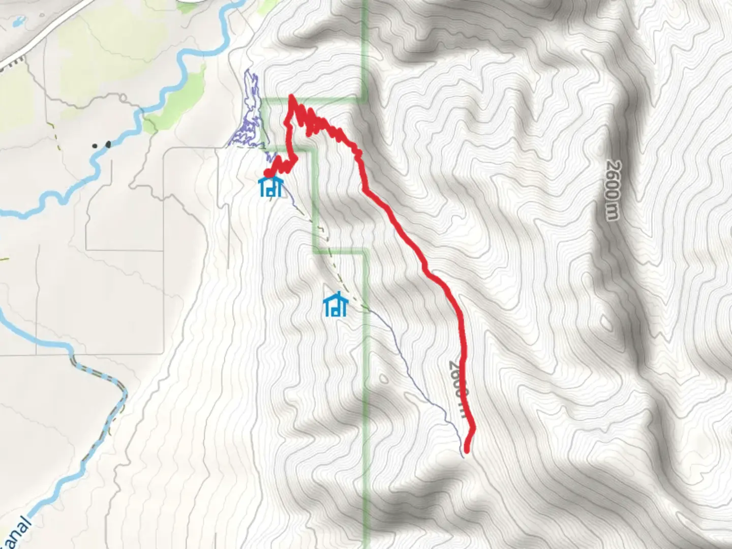 An image depicting the trail Oakley Trail and its surrounding area.