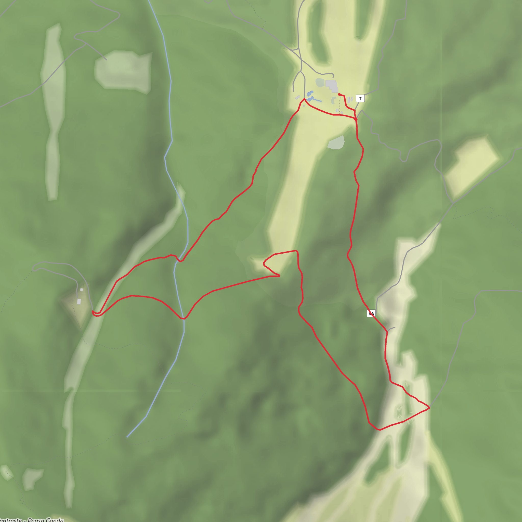 Giants footprints San Candido mobile static map