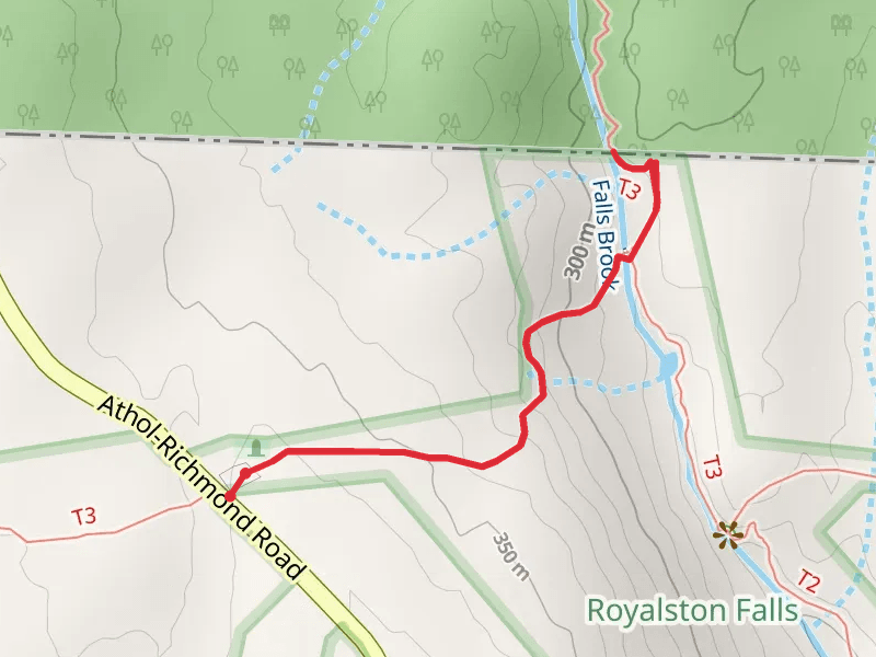 Tully Trail -Yellow from Athol-Richmond Road