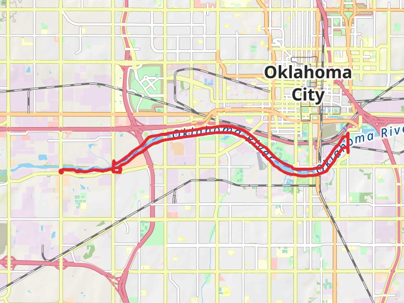 Oklahoma River Loop - South Meridian Avenue