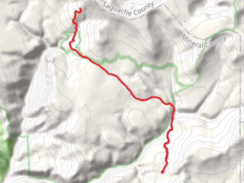 Wheeler Geologic Area via Wheeler NM Trail