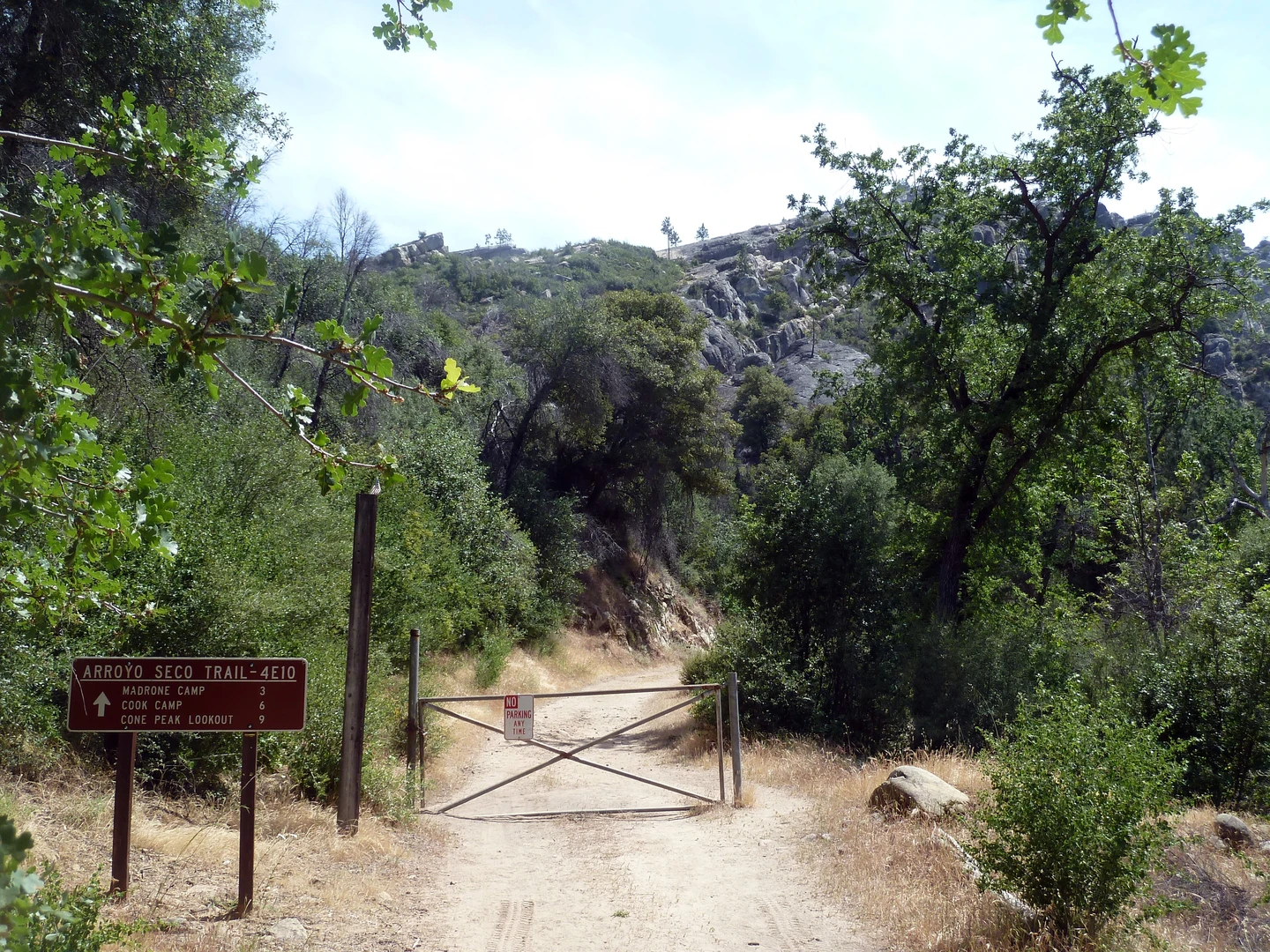 An image depicting the trail Goat Camp via Cone Peak Trail and its surrounding area.