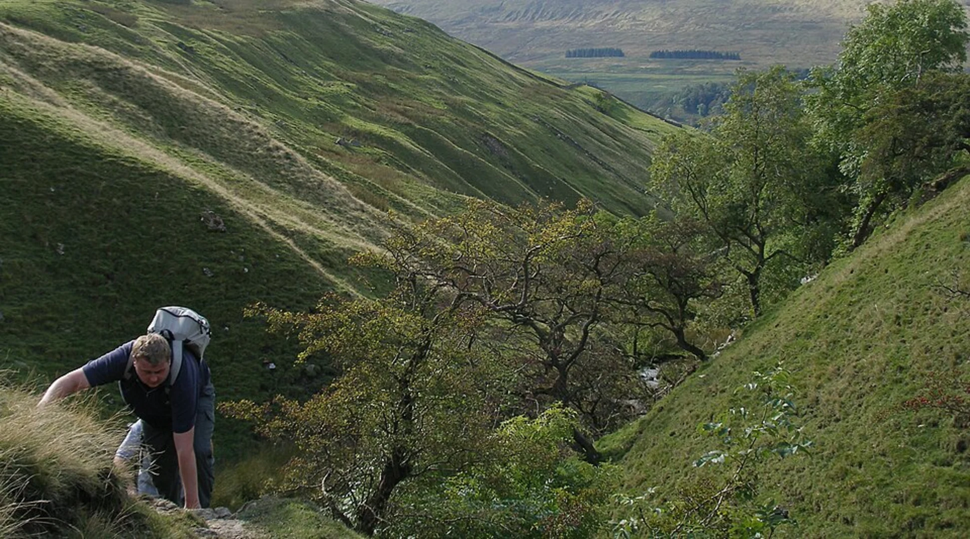 An image depicting the trail Buckden Beck Fall and Shake Holes via Dales Way and its surrounding area.