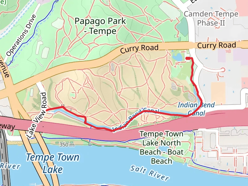 Canal trail and Loma Trail