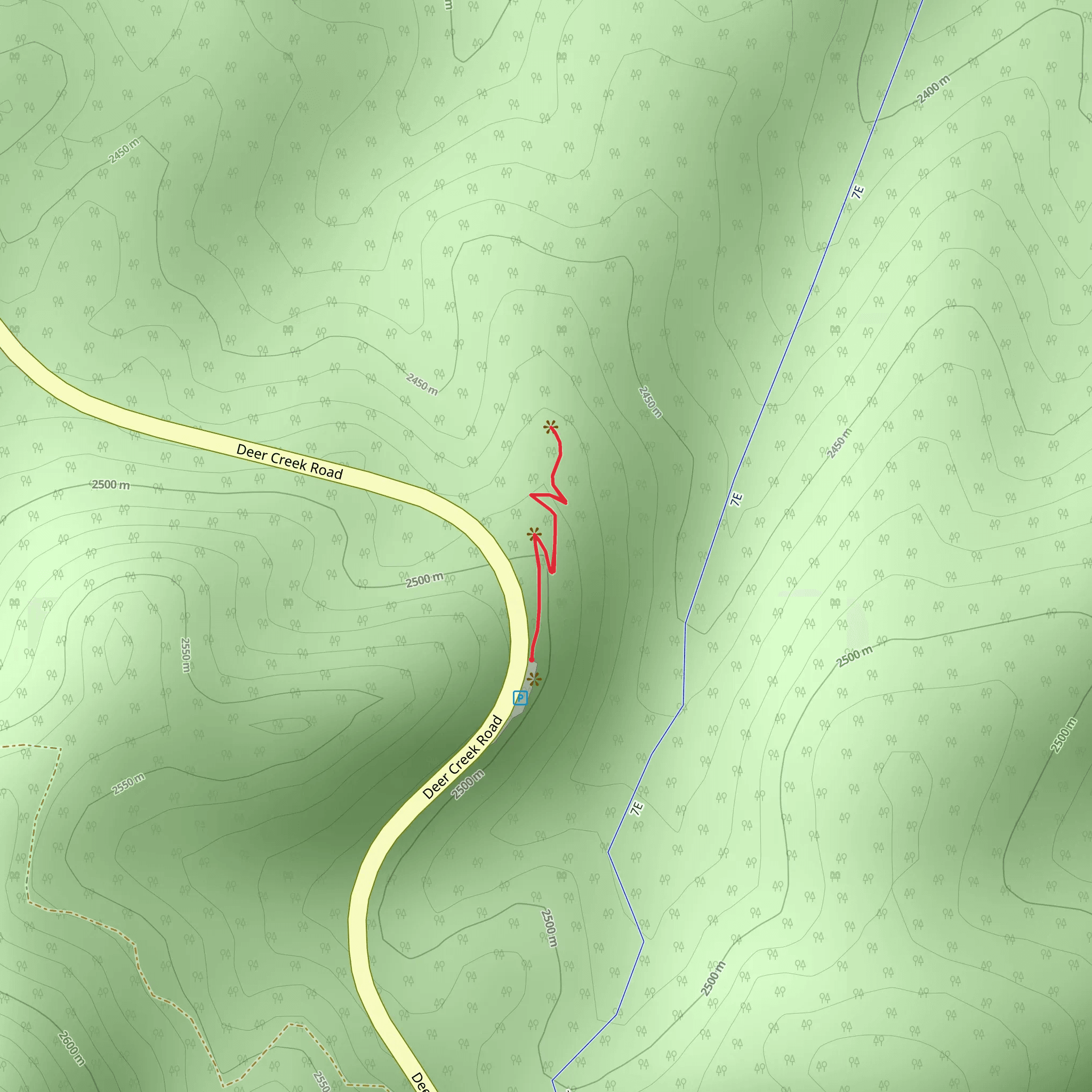 Desert View Overlook mobile static map