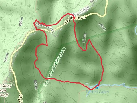 Corbin Cabin Cutoff Trail and Nicholson Hollow Loop Trail