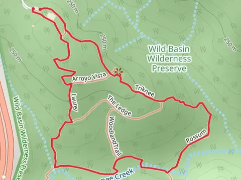 Arroyo Vista, Triknee and Yaupon Loop Trail